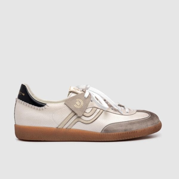 Primabase Man Polo Grey Suede White Leather 50461 004 2 900x900