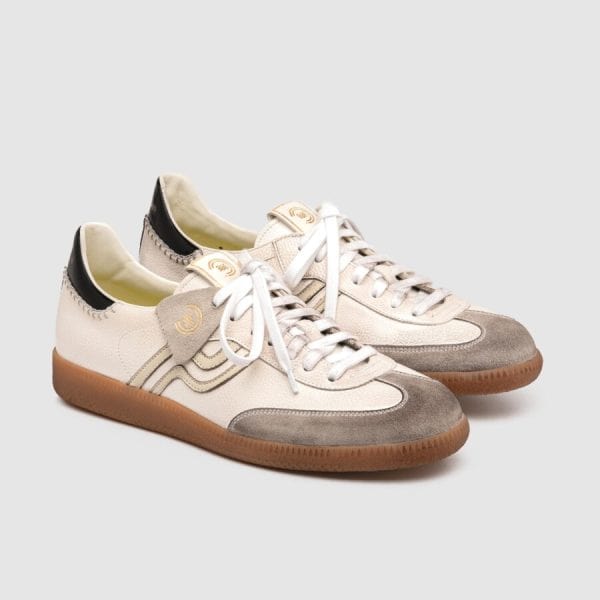 Primabase Man Polo Grey Suede White Leather 50461 004 900x900