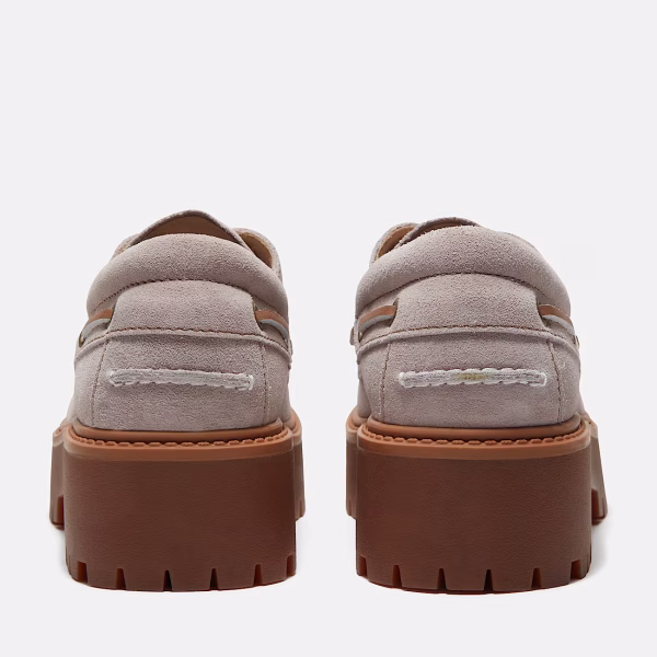 Stone Street Platform Boat Shoe For Women In Light Purple Tbl Purple Alt5