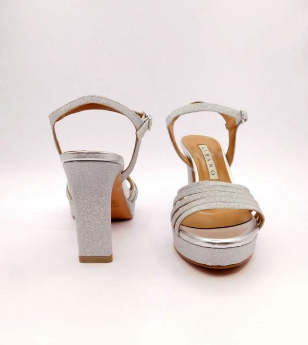 Albano Donna Sandalo Argento 3133 2