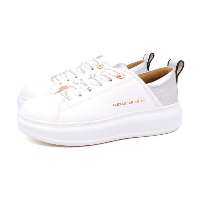 (image for) Alexander Smith – ACBC sneaker bianco argento Eco Wembley