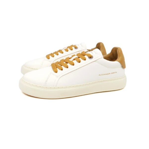 Alexander Smith Uomo Sneaker Crema Cuoio 3663 1
