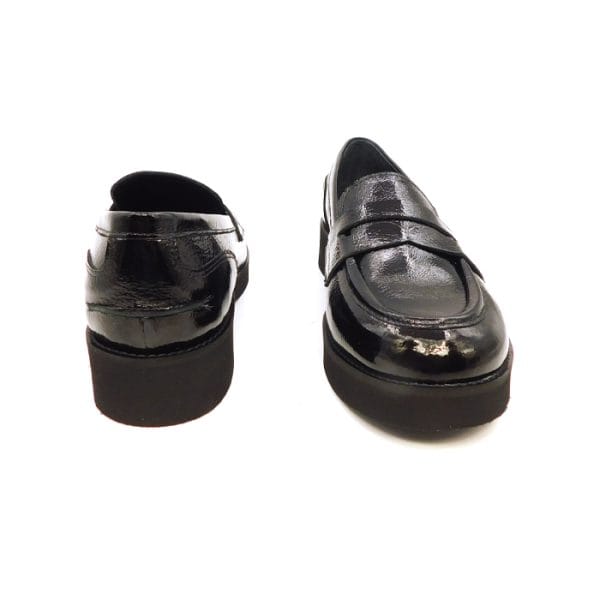 Anima Donna Mocassino Nero 180vr 2