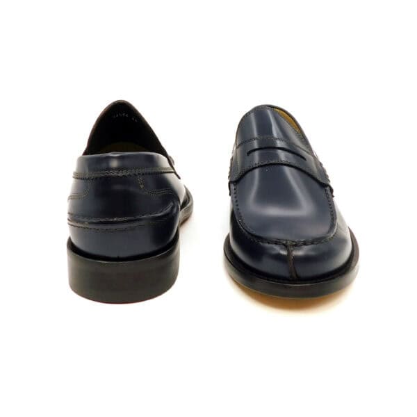 Antica Cuoieria Uomo Mocassino Blu 15566 2
