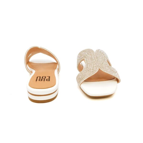 Bibilou Donna Ciabatta Bianco 839 2