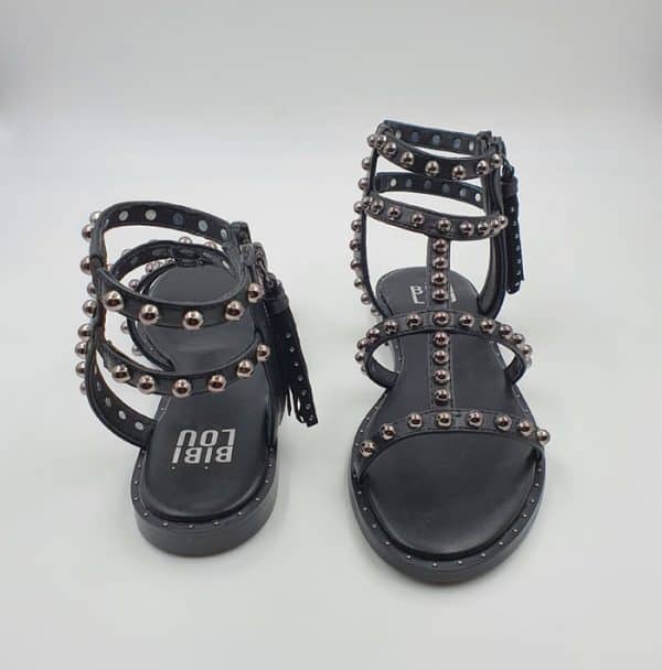 Bibilou Donna Sandalo Nero 885 2