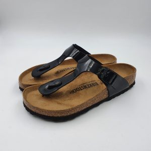 Birkenstock Donna Infradito Nero Gizeh 1