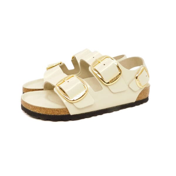 Birkenstock Donna Sandalo Ecru 1025395 1