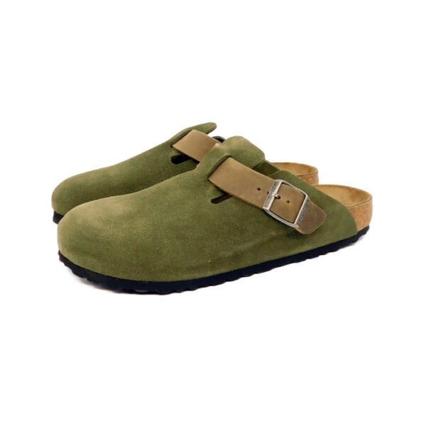 Birkenstock Uomo Sabot Verde 1028193 1