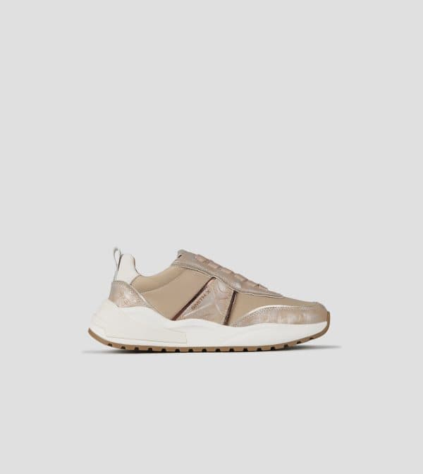 Blaze Donna In Nylon Avorio E Laminato Polveroso Oro