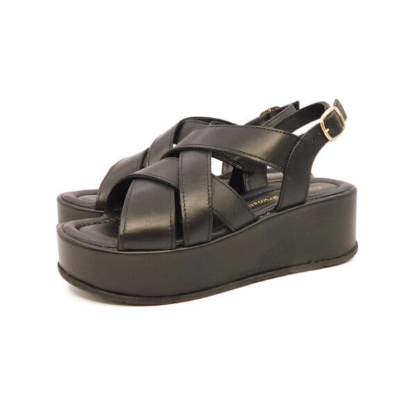 Brunelli Donna Sandalo Nero 5332 1