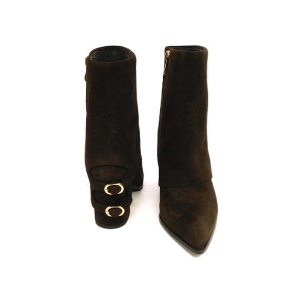 Brunopremi Donna Tronchetto Marrone 2604 2
