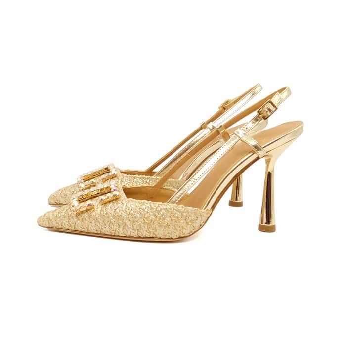 (image for) Chantal décolleté slingback fibbia gioiello