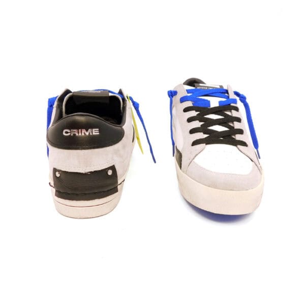 Crime London Uomo Sneaker Bianco 15102 2