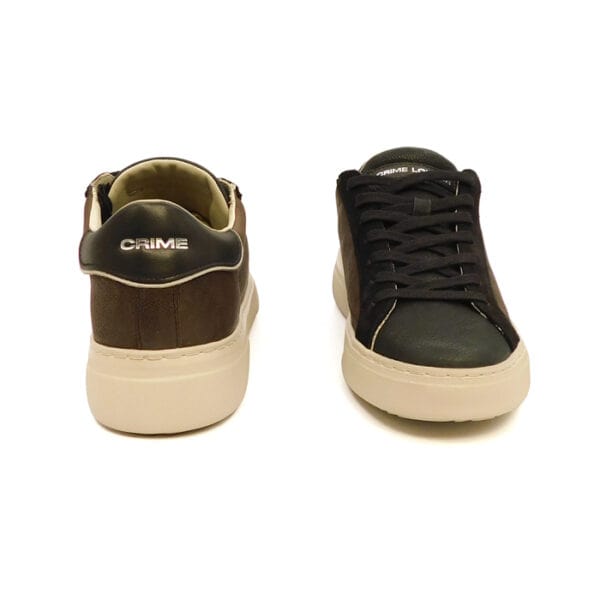 Crime London Uomo Sneaker Marrone 12801 2