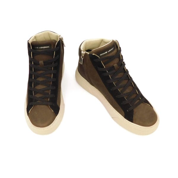 Crime London Uomo Sneaker Marrone 12890 3