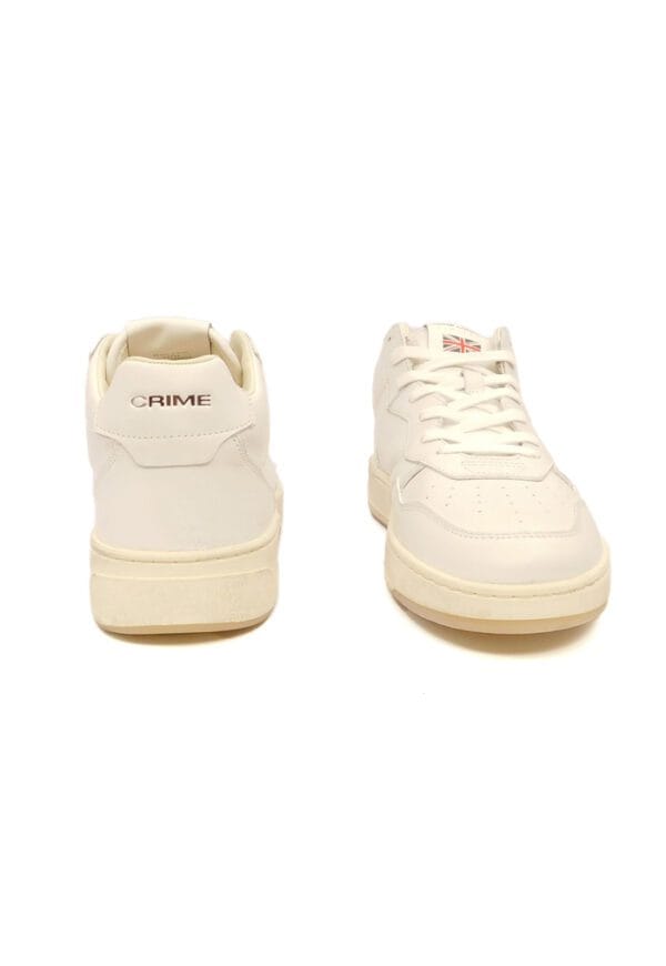 Crime Uomo Sneaker Bianco 12452 2