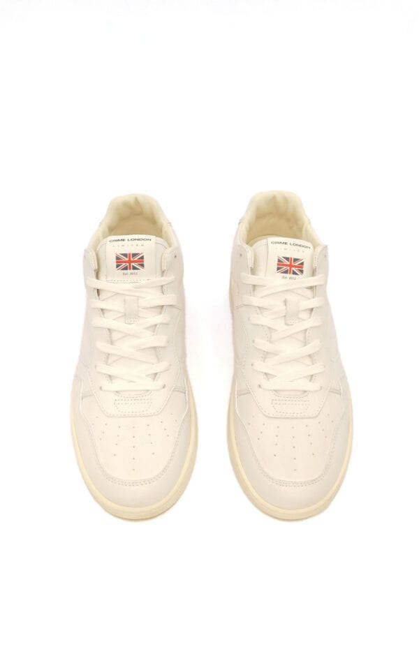 Crime Uomo Sneaker Bianco 12452 3