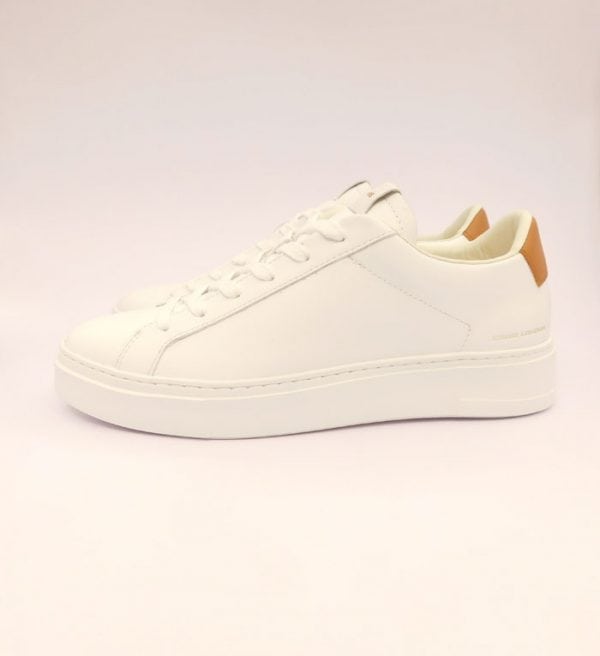 Crimelondon Uomo Sneaker Bianco 13472 1