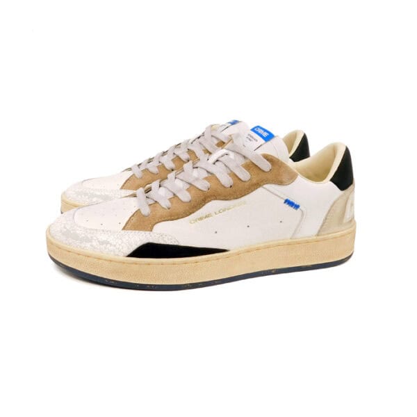 Crimelondon Uomo Sneaker Bianco 15206 1