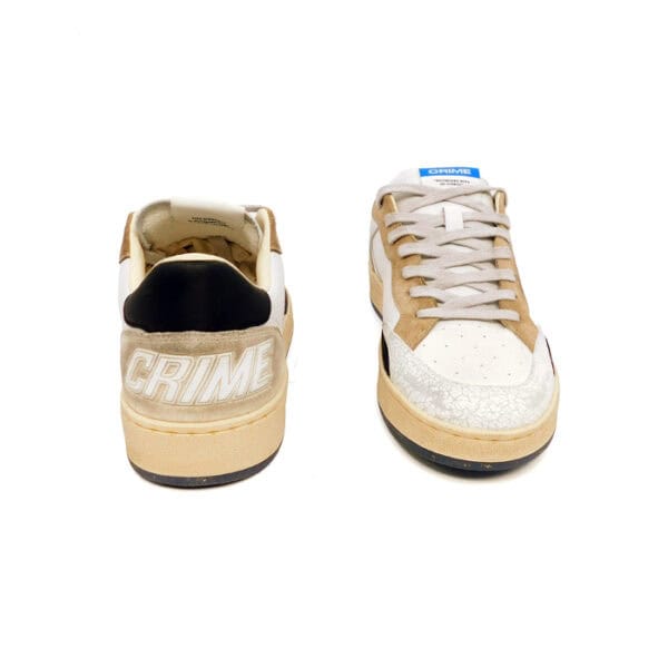 Crimelondon Uomo Sneaker Bianco 15206 2