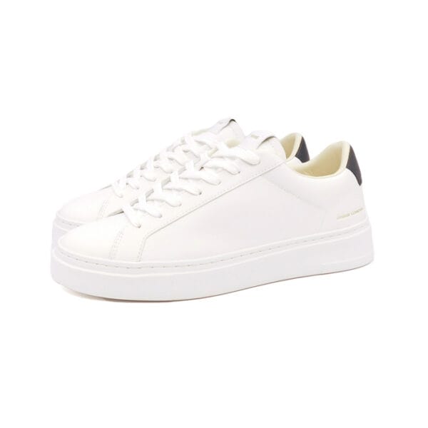 Crimelondon Uomo Sneaker Bianco 16803 1
