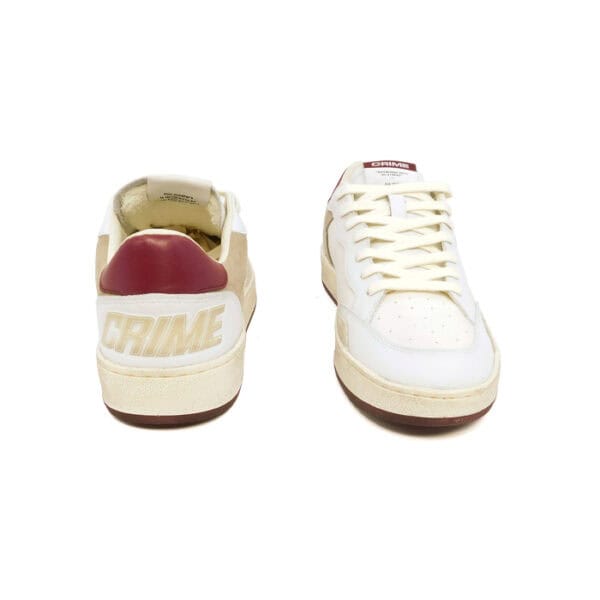 Crimelondon Uomo Sneaker Crema 15203 2
