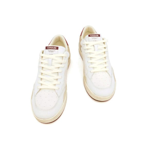 Crimelondon Uomo Sneaker Crema 15203 3