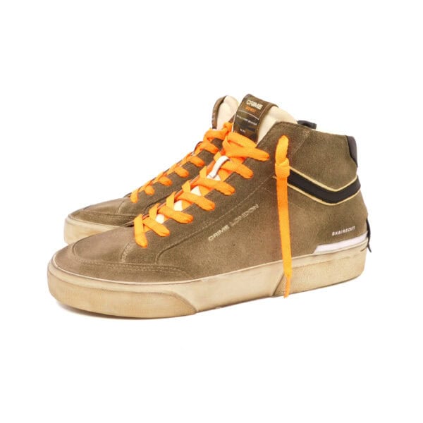 Crimelondon Uomo Sneaker Grigio 15171 1