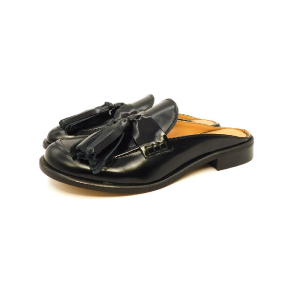 Cuir Noir Donna Mocassino Nero Lorna 02 1