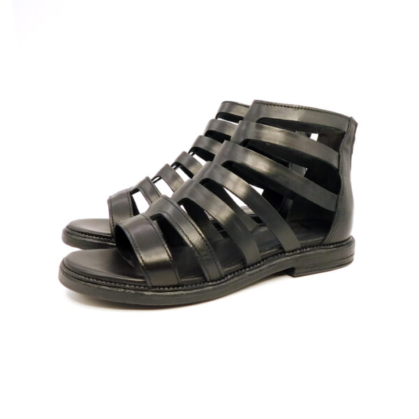 Deicolli Donna Sandalo Nero Gamba 112 1