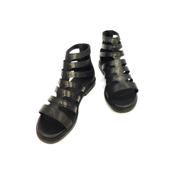 Deicolli Donna Sandalo Nero Gamba 112 3