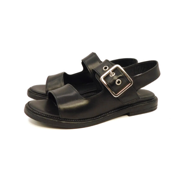 Deicolli Donna Sandalo Nero Gamba 113 1