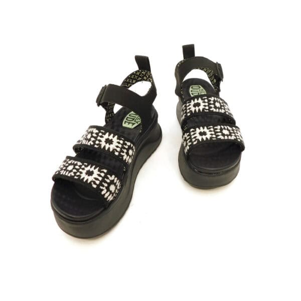 Dude Donna Sandalo Nero 43200 3