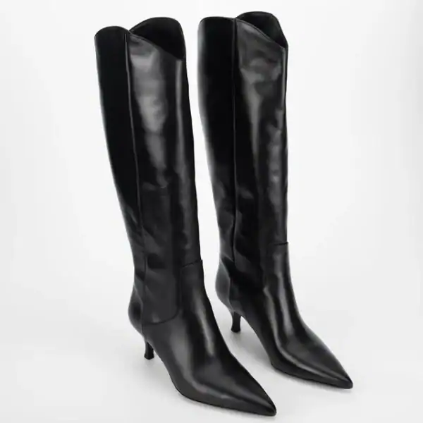 Elisalanci Donna Stivaletubo Nero Lucy 2