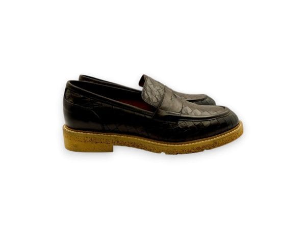 Exton Uomo Mocassinostampato Marrone 8140 1