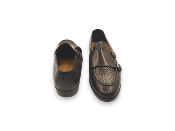 Exton Uomo Scarpafibbie Marrone 1834 3