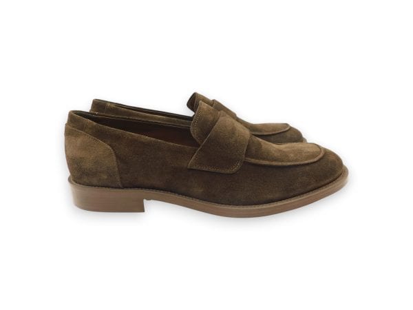 Francofedele Uomo Mocassino Camosciomarrone 6646 1