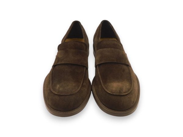 Francofedele Uomo Mocassino Camosciomarrone 6646 3