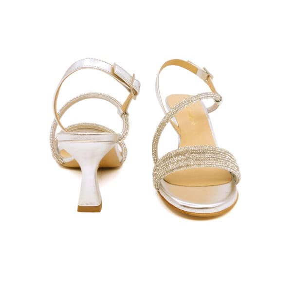 Giacko Donna Sandalo Argento Jewel2