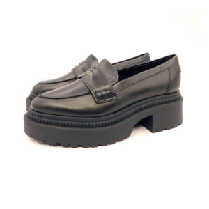 Guess Donna Mocassino Nero Fin1