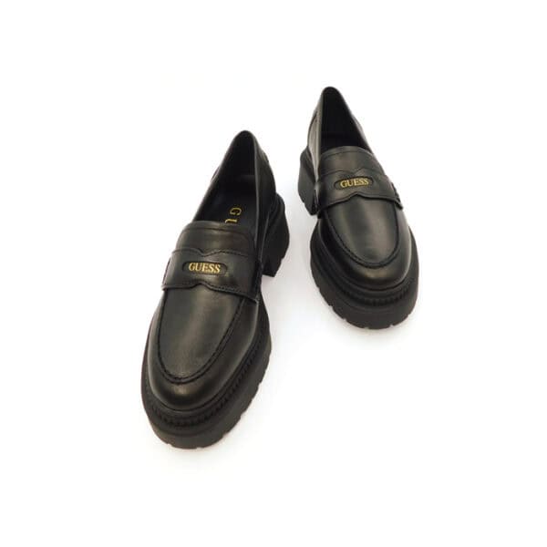Guess Donna Mocassino Nero Fin3