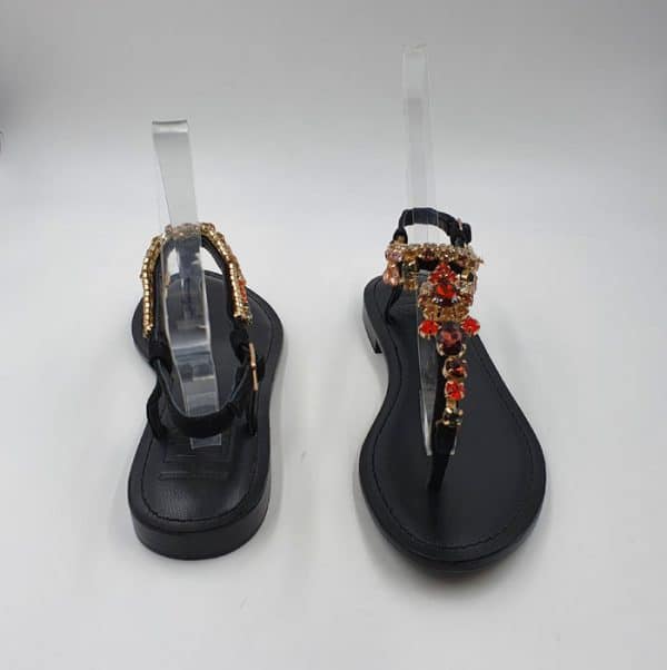 Hadel Donna Sandalo Nero 482 2