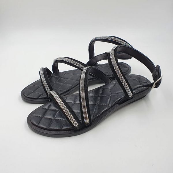 Hadel Donna Sandalo Nero 539 1
