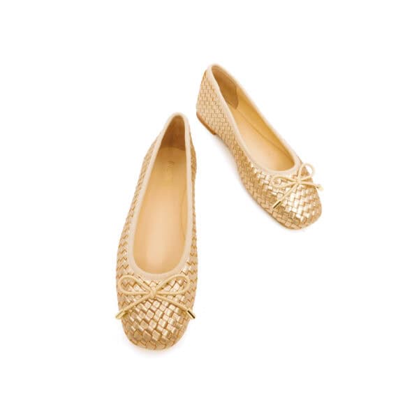 Inuovo Donna Ballerina Oro 45006 3