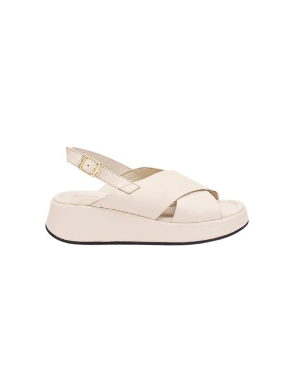 Inuovo Donna Sandalozeppa Latte 04m4 1