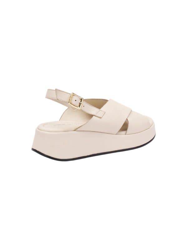 Inuovo Donna Sandalozeppa Latte 04m4 2
