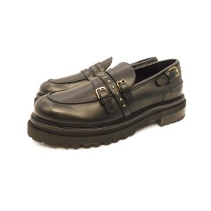 Janet Donna Mocassino Nero 470 1