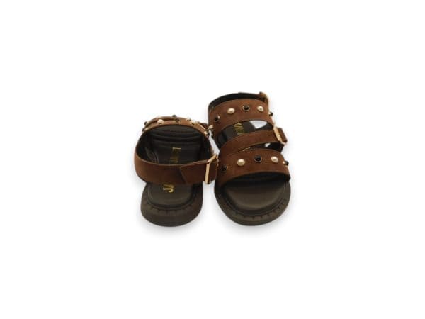 Janet Donna Sandalopietre Marrone 824 3