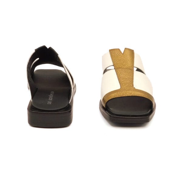 Lebohemien Donna Ciabatta Bianco Sq16 2